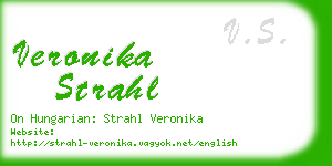 veronika strahl business card